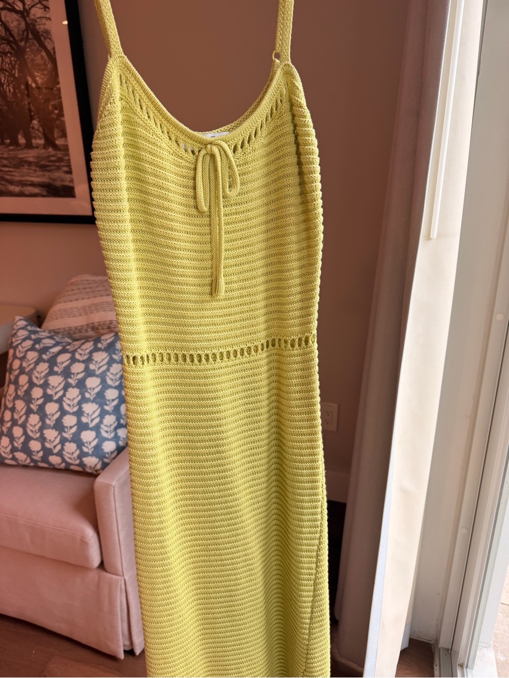 Emory Park Knit Maxi Dress in Light Lime